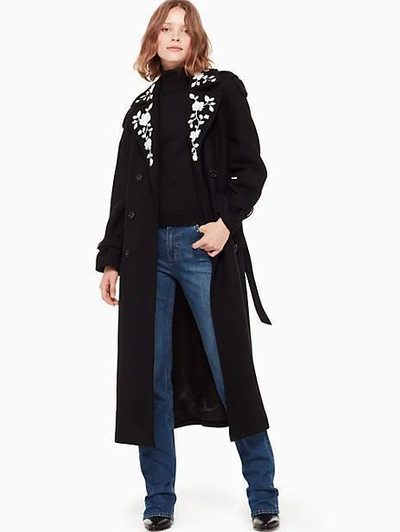 Shop Kate Spade Quincy Coat In Black