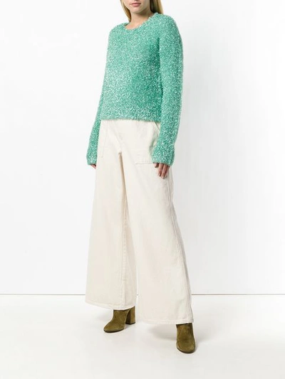 Shop Sies Marjan Glitter Sweater - Green