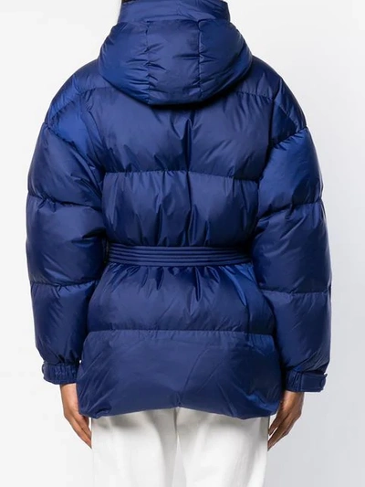 Shop Ienki Ienki Oversized Puffer Jacket - Blue