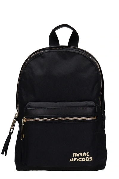 Shop Marc Jacobs Trek Pack Medium Logo Backpack In Black