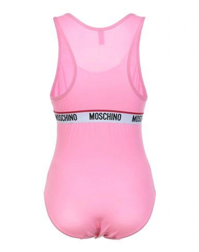 Shop Moschino Bodysuit In Pink