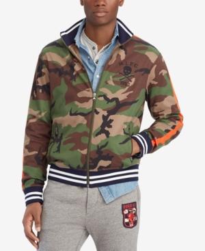 polo ralph lauren men's interlock cotton track jacket