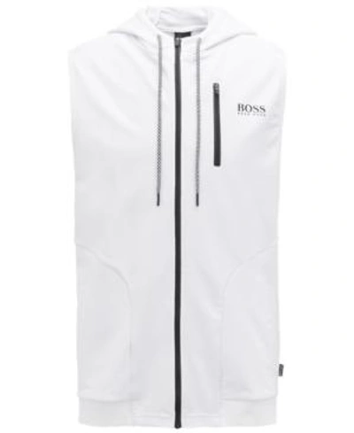 Hugo Boss Boss Men's Hooded Beach Jacket In White | ModeSens