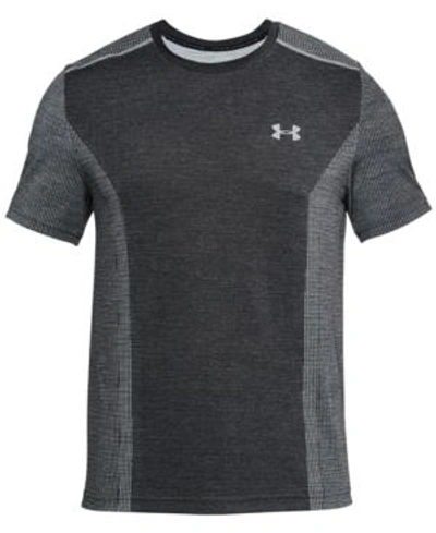 Shop Under Armour Men's Threadborne Seamless Ultra-soft T-shirt In Grey White