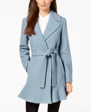 kate spade new york ruffled wrap coat
