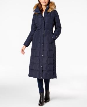 tommy hilfiger maxi puffer coat