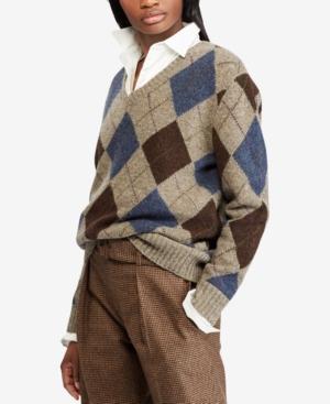 ralph lauren argyle sweater