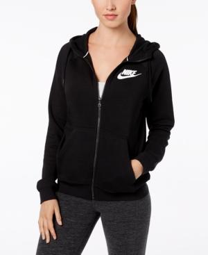 nike sportswear rally fleece zip hoodie