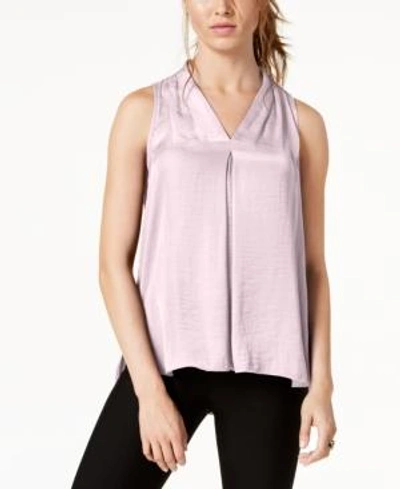 Shop Vince Camuto Inverted-pleat Top, Created For Macy's In Pink Bliss
