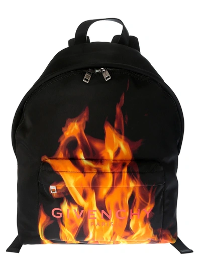 Shop Givenchy Flame Logo Backpack