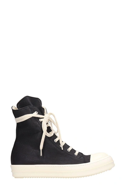 Shop Drkshdw Black Canvas Ramones Sneakers