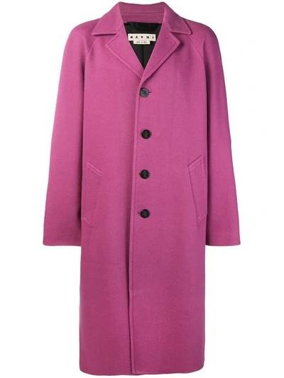 Shop Marni Single-breasted Coat - Pink