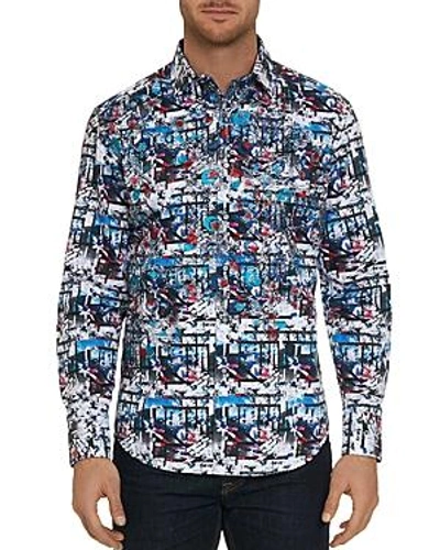 Shop Robert Graham Larson Abstract-print Classic Fit Shirt In Multi