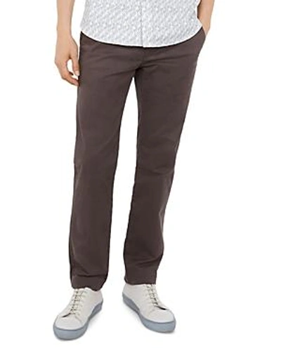 Shop Ted Baker Seleb Slim Fit Chinos In Charcoal