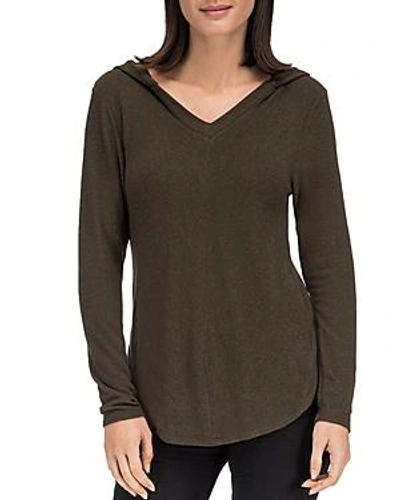 Shop B Collection By Bobeau Hoodie Top In Military Olive