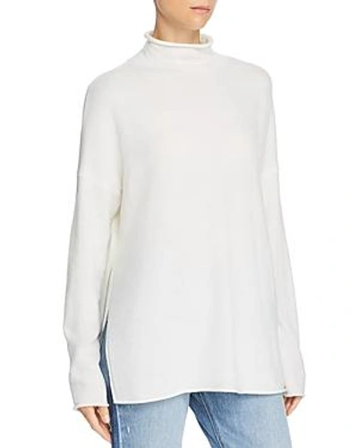 Shop French Connection Eda Mock-neck Sweater In Winter White