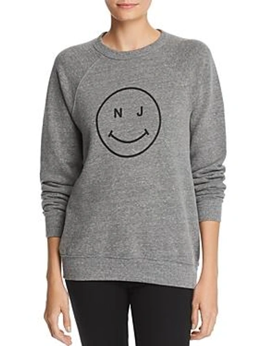 Shop Knowlita Nj Smiley Sweatshirt In Gray