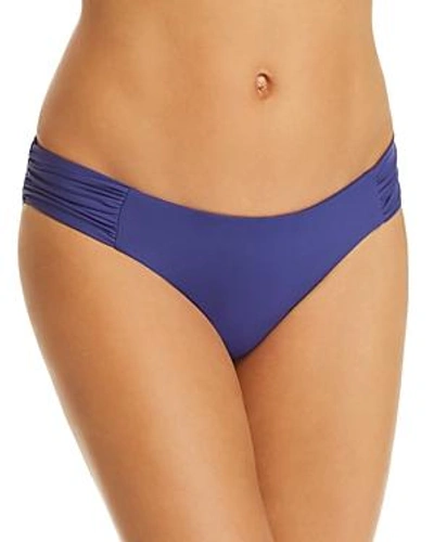 Shop Becca By Rebecca Virtue Color Code Tab American Cut Bikini Bottom In Blue Topaz