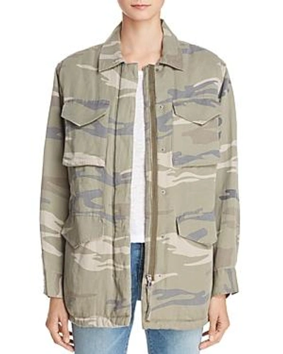 Shop Rails Whitaker Faux Fur-lined Camo Jacket In Sage Camo