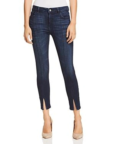 Shop Dl 1961 Florence Mid Rise Instasculpt Cropped Skinny Jeans In Aldridge