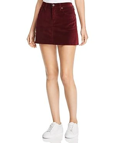 Shop Hudson Port Velour Viper Mini Skirt