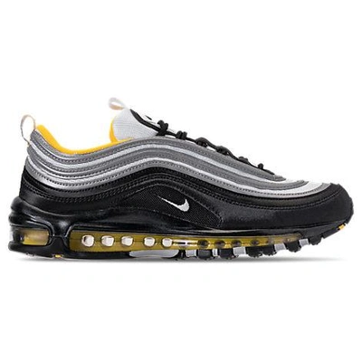 Shop Nike Men's Air Max 97 Casual Shoes In Black Size 8.5 Knit