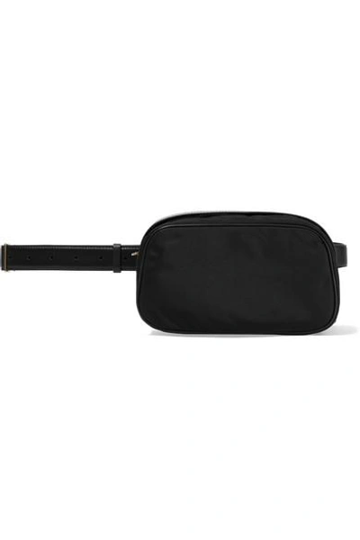 Shop The Row Leather-trimmed Shell Belt Bag