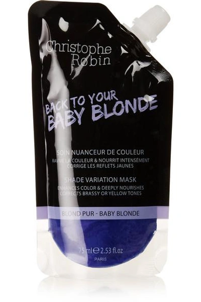 Shop Christophe Robin Shade Variation Mask In Purple