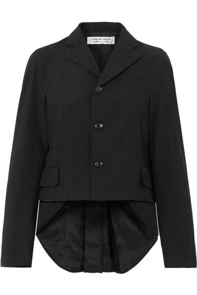 Shop Comme Des Garçons Comme Des Garçons Wool Jacket In Black