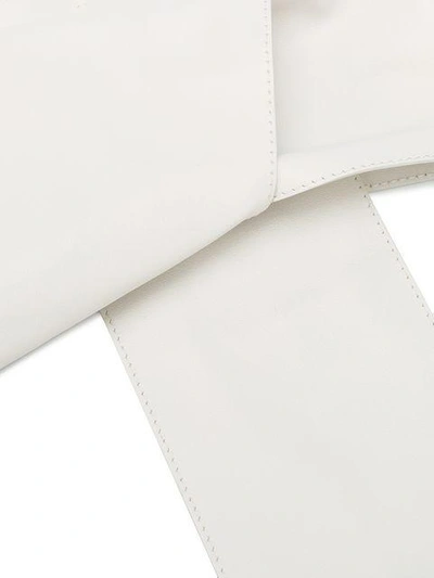 Shop Orciani Wrap Tie Belt - White