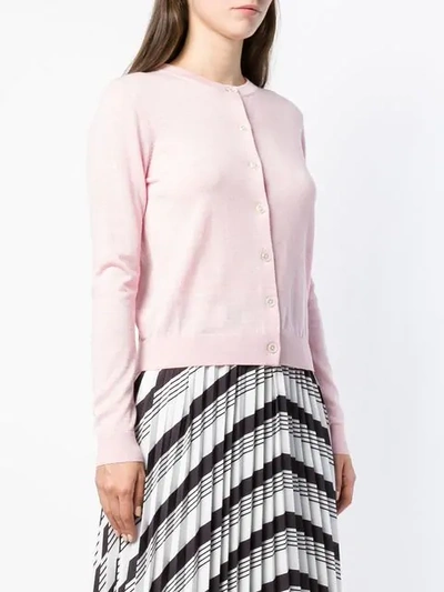 Shop Ps By Paul Smith Simple Cardigan In Pink