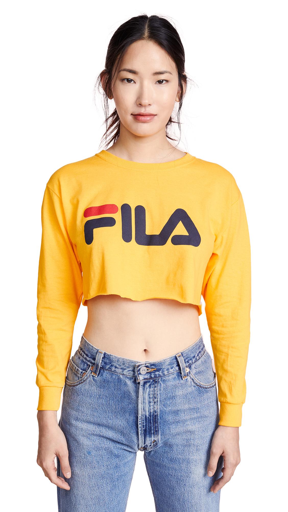 fila cropped long sleeve