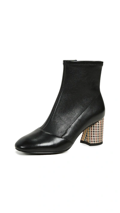 Shop 3.1 Phillip Lim / フィリップ リム Drum Stretch Ankle Booties In Black Multi