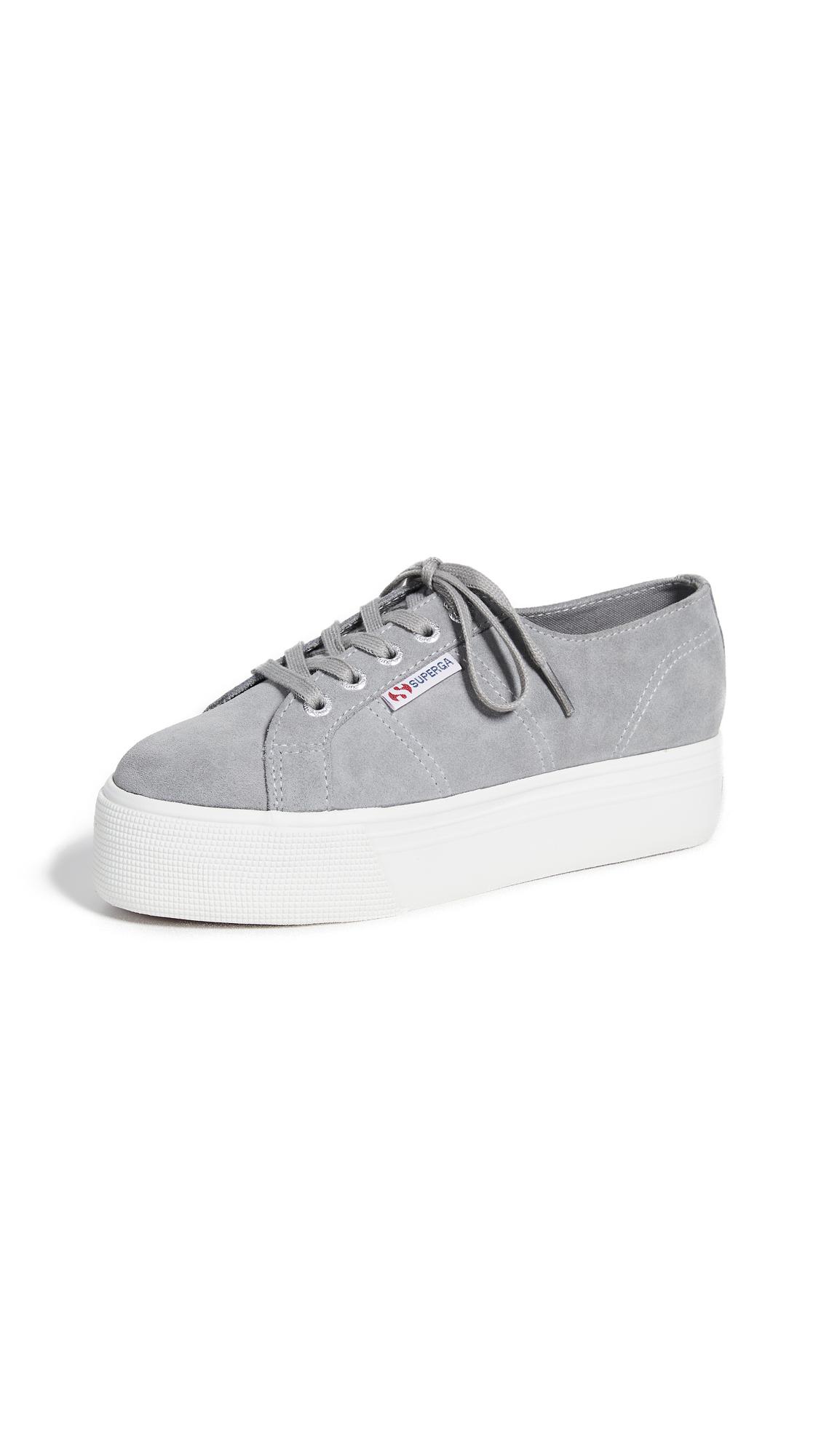 superga grey platform