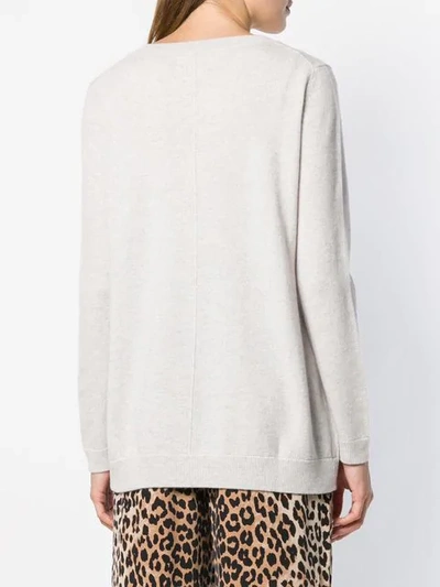Shop Hemisphere Cashmere V-neck Sweater - White