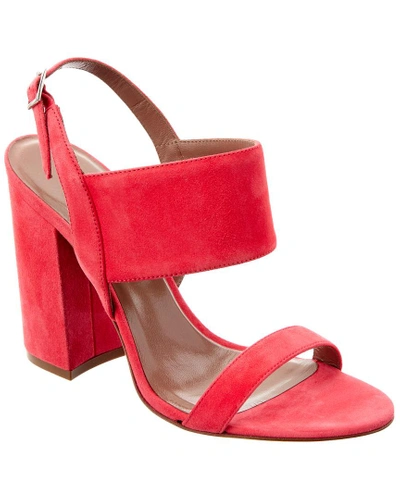 Shop Tabitha Simmons Senna Suede Heeled Sandal In Pink