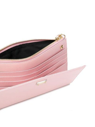 Shop Dolce & Gabbana Zipped Wallet - Pink