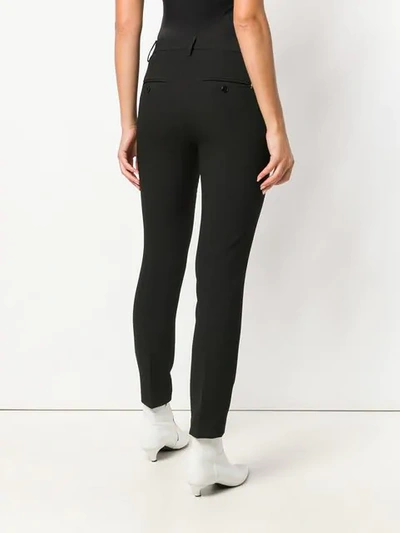 Shop Dondup Skinny Cropped Trousers - Black