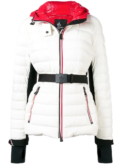 Shop Moncler Grenoble Puffer Jacket - White