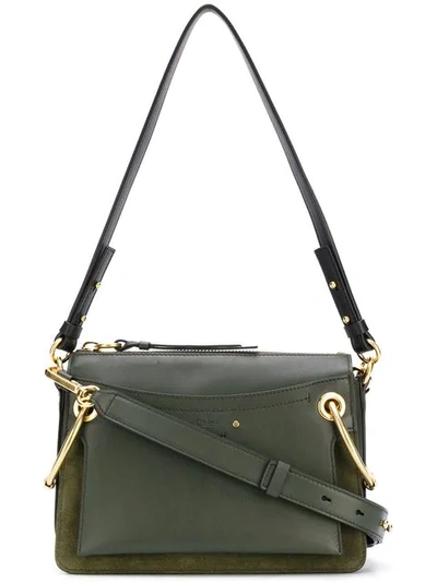 Shop Chloé Roy Shoulder Bag In Green