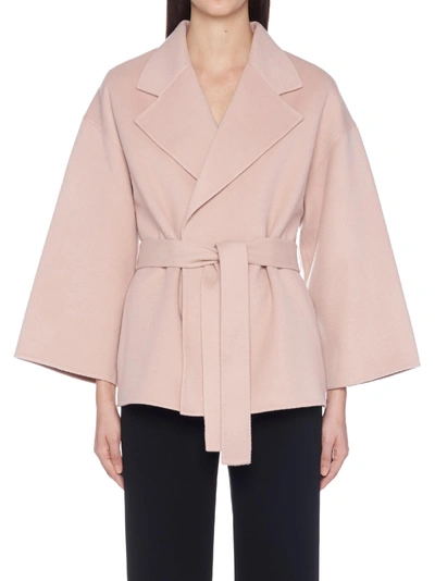 Shop Theory 'robe Jacket' Coat In Pink