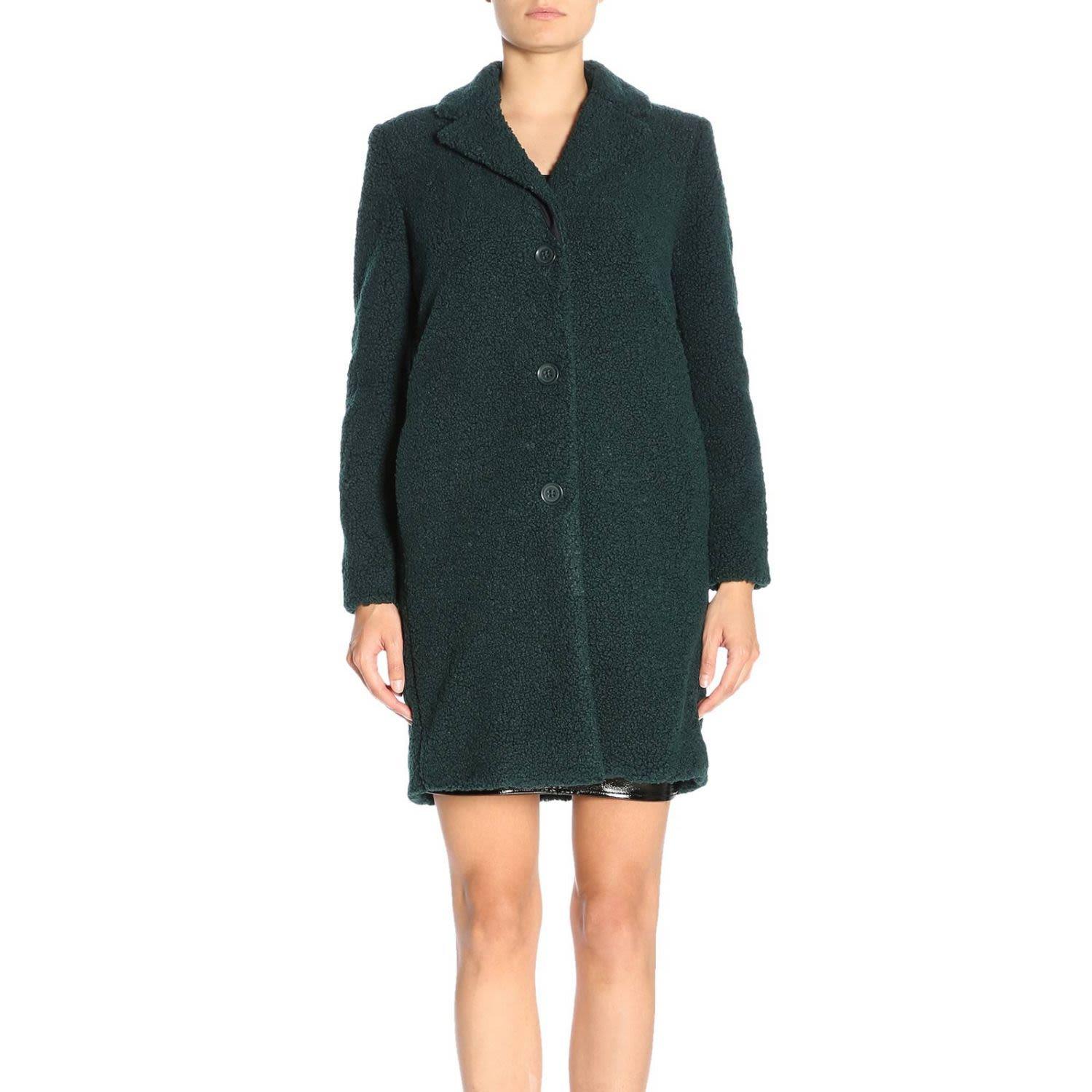 armani green coat