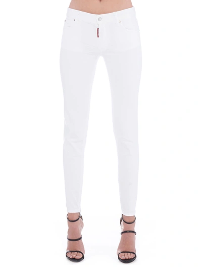 Shop Dsquared2 'twiggy' Jeans In White