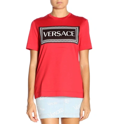 Shop Versace In Red