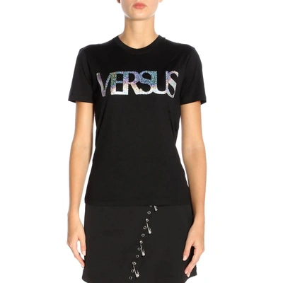 Shop Versus T-shirt T-shirt Women  In Black