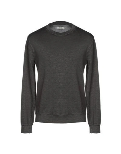 Authentic Original Vintage Style Sweatshirt In Steel Grey