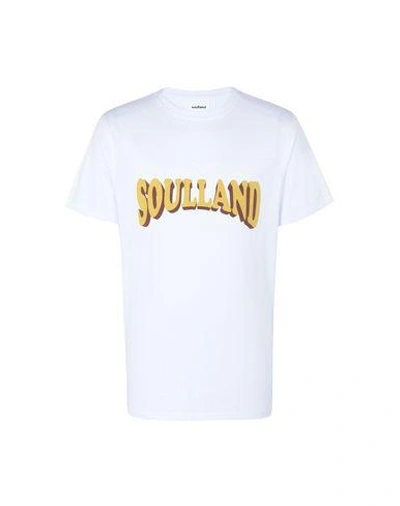 Shop Soulland T-shirt In White