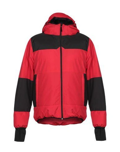 Shop The North Face Synthetic Padding In Red