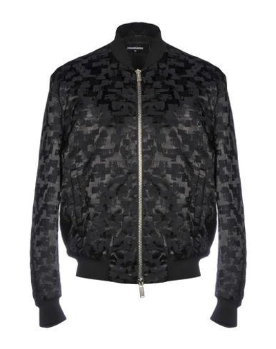 Shop Dsquared2 Bomber In Black