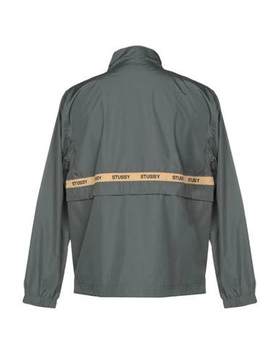 Shop Stussy Jacket In Military Green